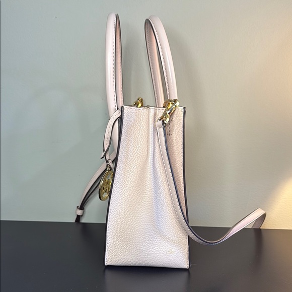 Michael Kors Pink and Cream Satchel with Gold Hardware - Picture 2 of 6